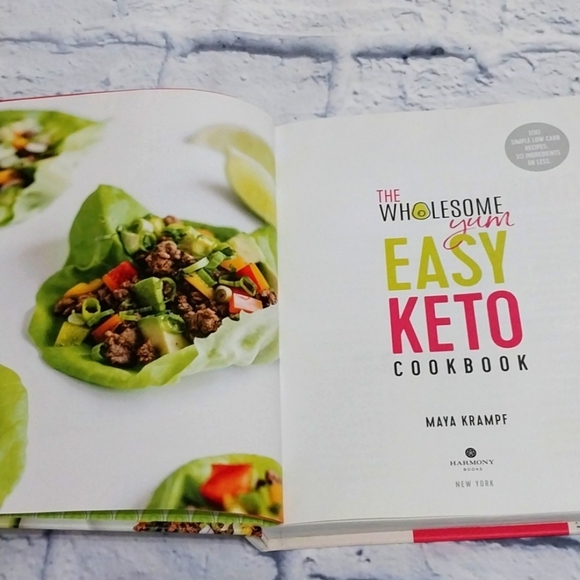 🔵BOGO FREE🔵 Easy Keto Cookbook by Maya Krampf Hardcover - Picture 2 of 8